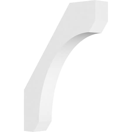 Ekena Millwork 3"W x 18"D x 24"H Standard Legacy Architectural Grade PVC Knee Brace BRCP03X18X24LGY